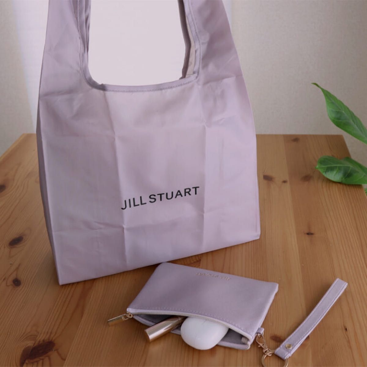 JILL STUART ジルスチュアート エコバッグ＆ポーチ 2点セット