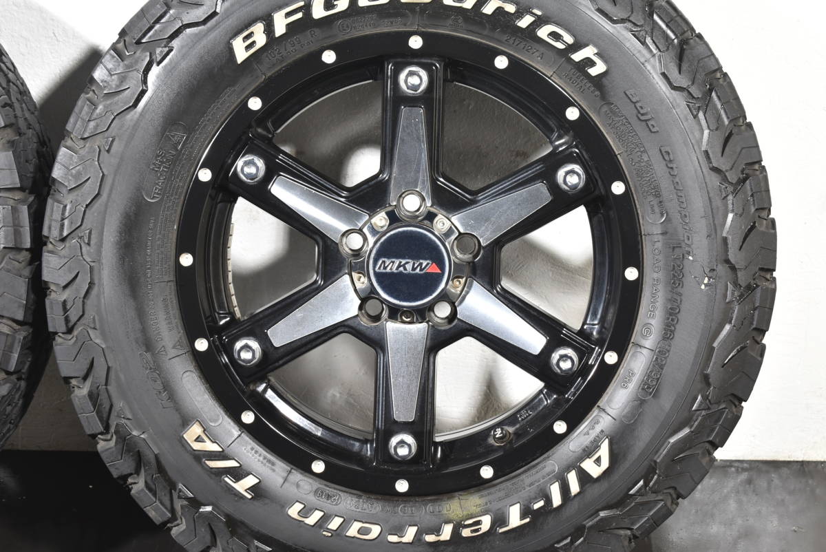 ☆MKW MK-56 16インチ☆PCD114.3 7J +35☆BFグッドリッチ オールテレーン KO2☆225/70R16☆デリカ D5 RAV4 エクストレイル クロスロード☆の画像3