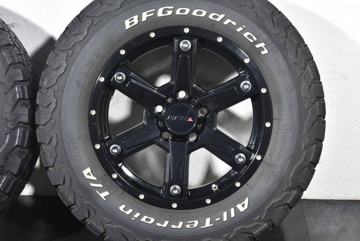 ☆MKW MK-56 16インチ☆PCD114.3 7J +35☆BFグッドリッチ オールテレーン KO2☆225/70R16☆RAV4 エクストレイル クロスロード☆_画像3