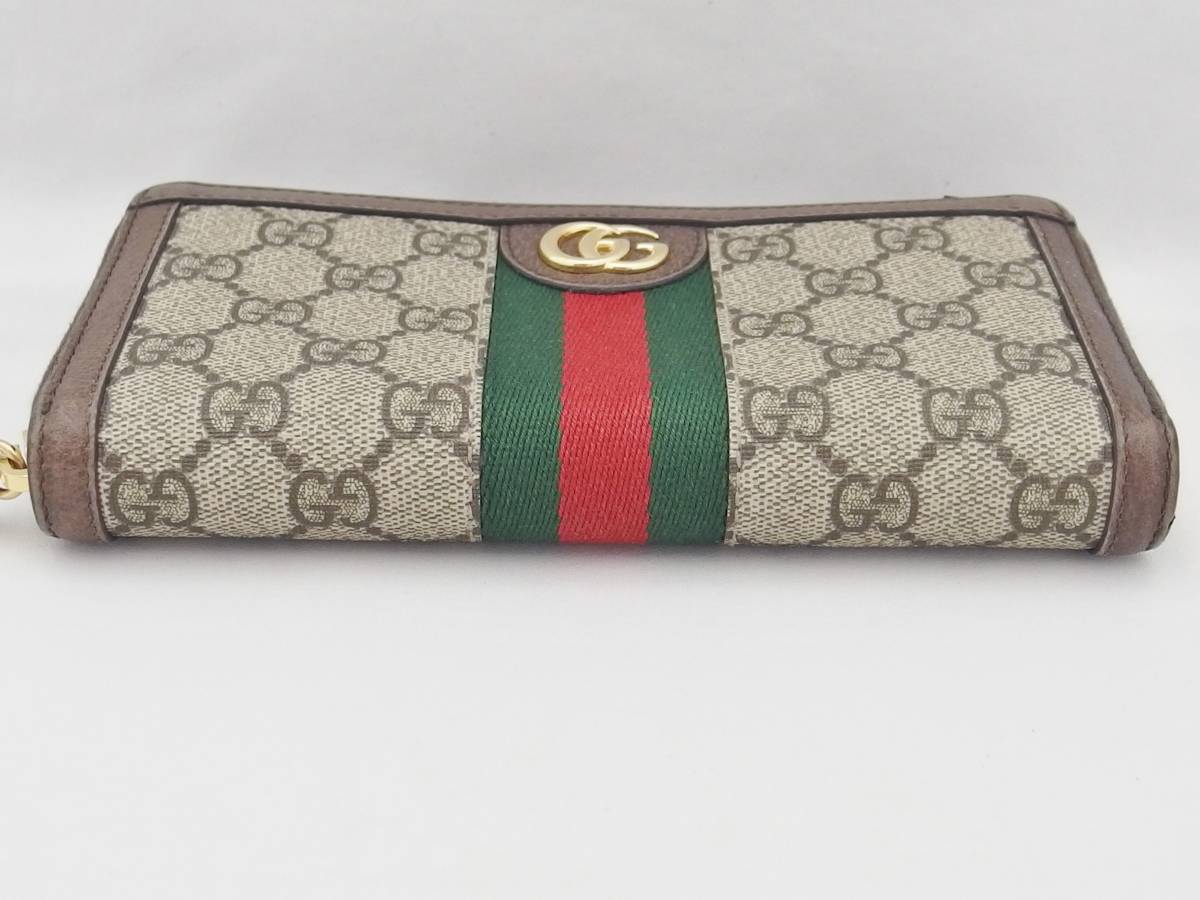 GUCCI グッチ オフディア　シェリー　523154　ジップアラウンド 長財布 /B6866_画像3