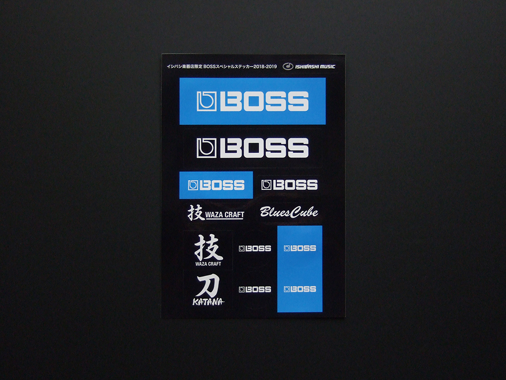 ステッカー BOSS 検 シール ボス ブルースキューブ Blues Cube Roland ローランド_画像1