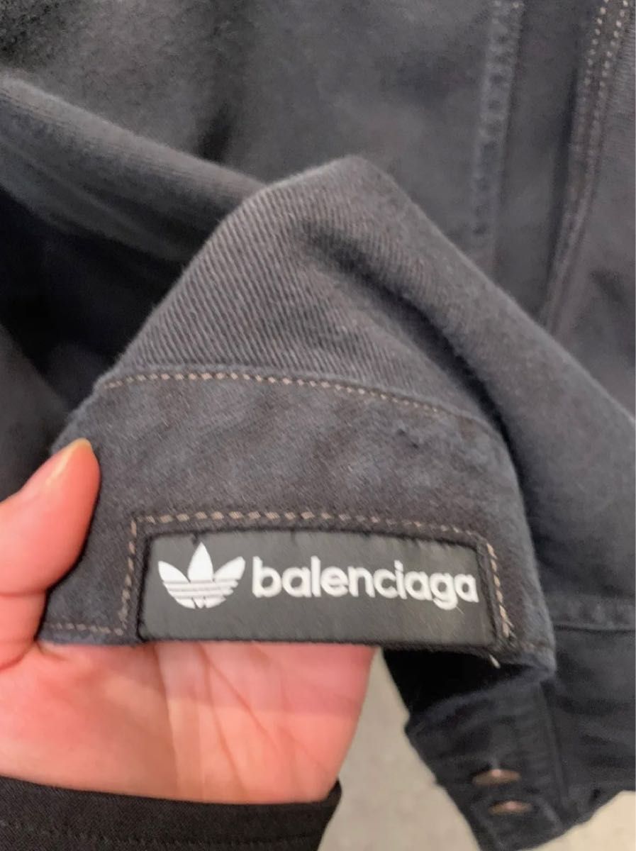 最終値下げ　バレンシアガ　アディダス　balenciaga adidas balenciagaadidas デニムジャケット