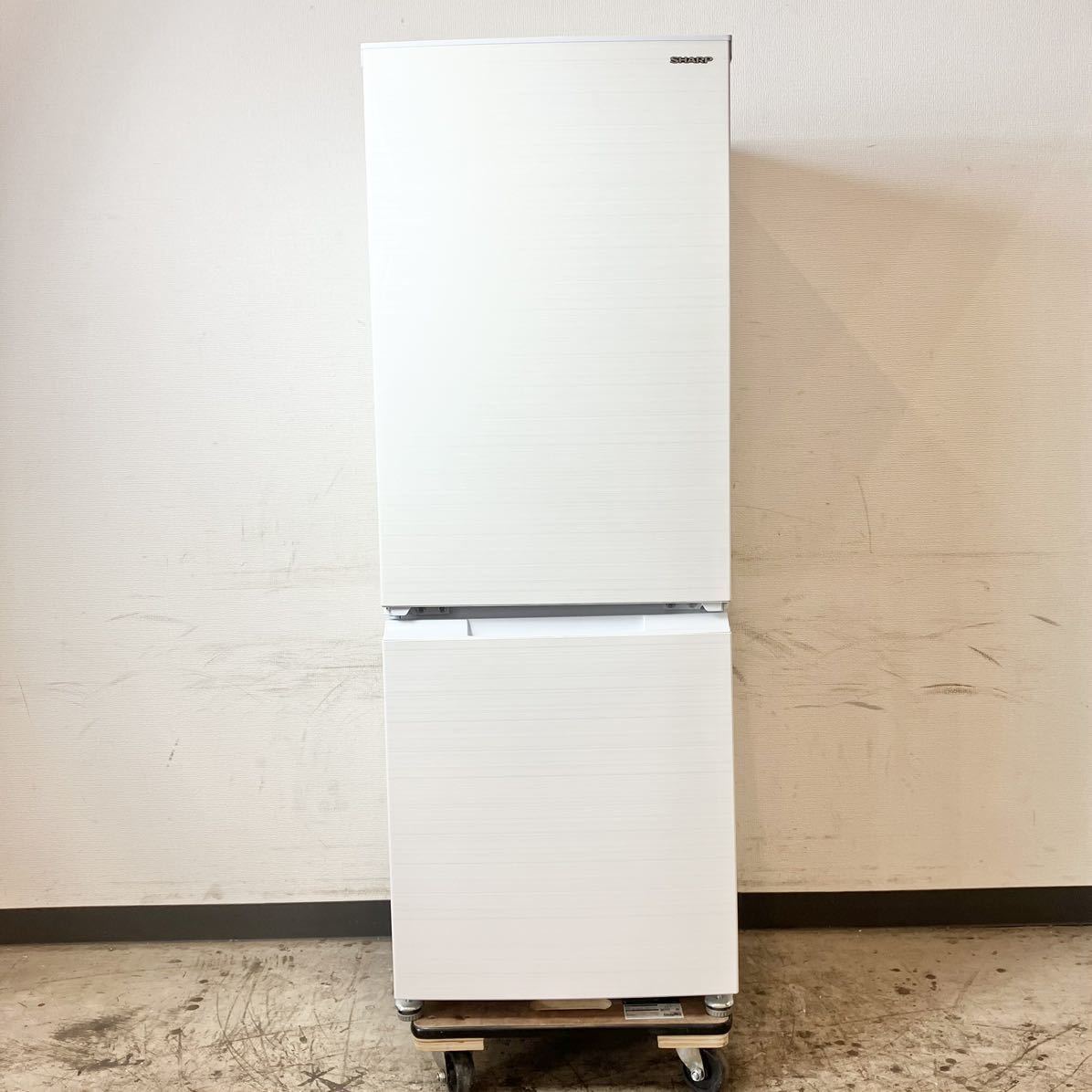 204 品 シャープ 2ドア ノンフロン冷凍冷蔵庫 179L SJ-D18G-W 2021年製