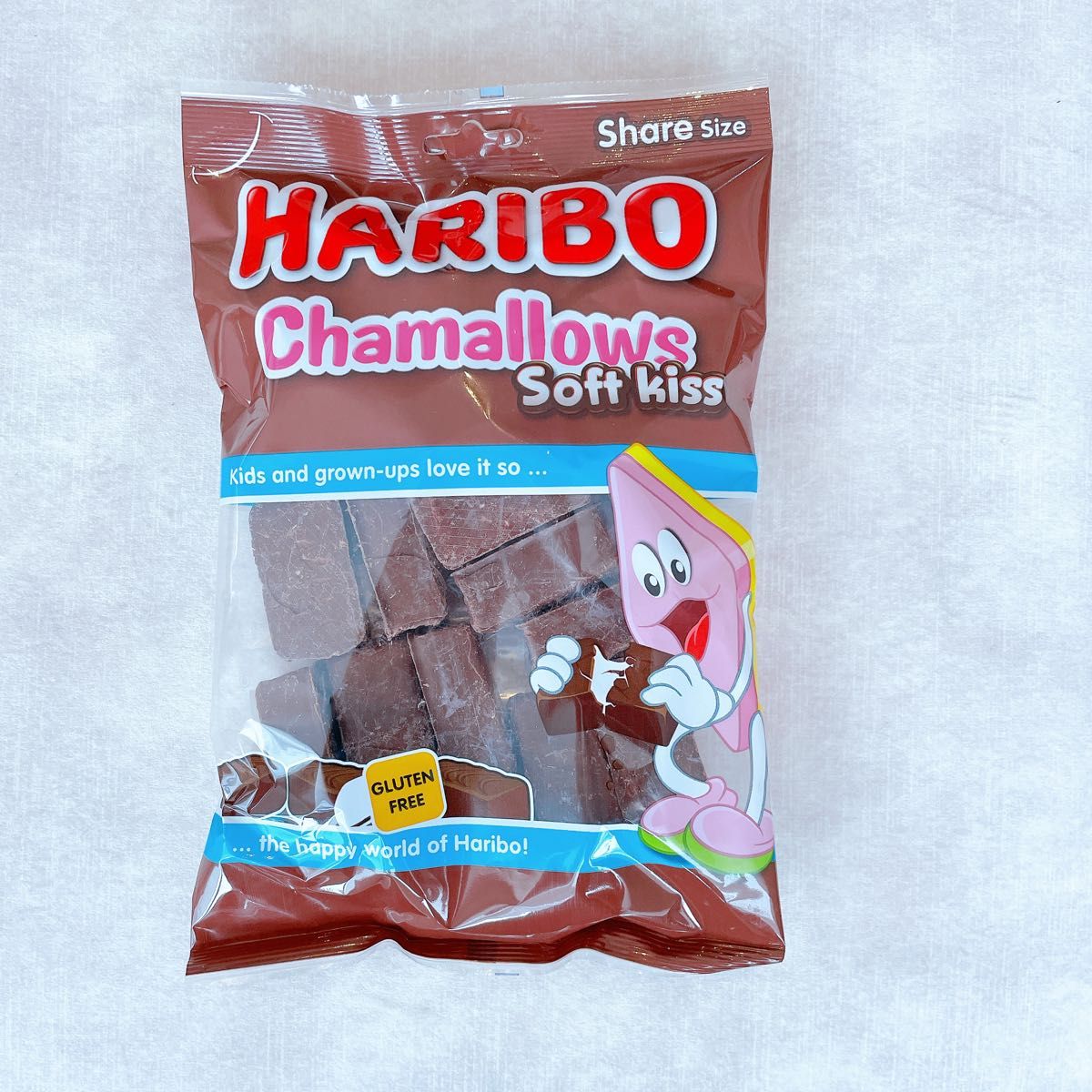 HARIBO【日本未販売】chamallows soft kiss 200g チョコ HARIBO【日本未販売】chamallows soft kiss 200g チョコ