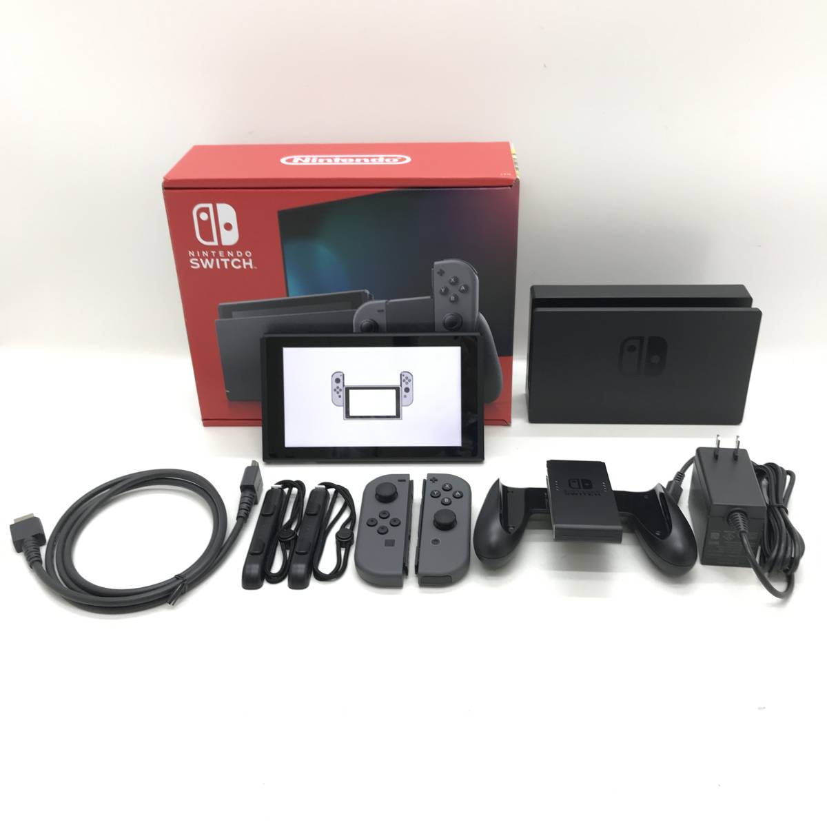 1円～】未使用 新型 スイッチ 本体 ジョイコン(L)/(R) グレー Nintendo