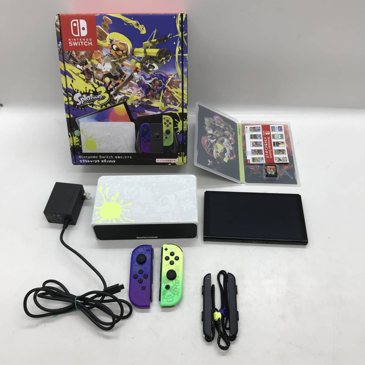 １円～】Nintendo Switch 有機ELモデル スプラトゥーン３ エディション ソフト セット売り 任天堂 スプラ スイッチ  ゲーム【中古品】(ニンテンドースイッチ本体)｜売買されたオークション情報、ヤフオク! の商品情報をアーカイブ公開 