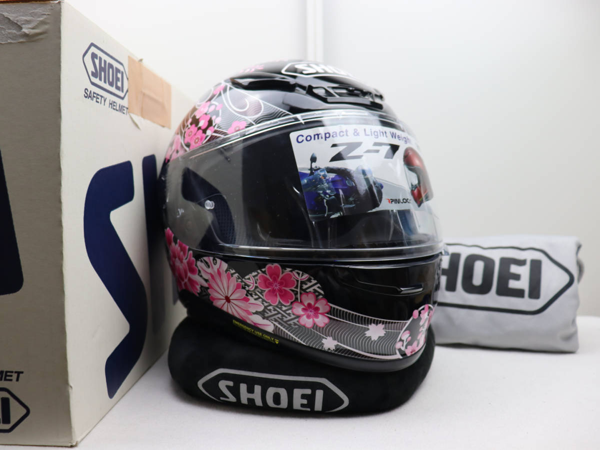 【美品】SHOEI ショウエイ Z-7 HARMONIC ゼット-セブン ハーモニック TC-10 PINK/BLACK 女性用 Sサイズ