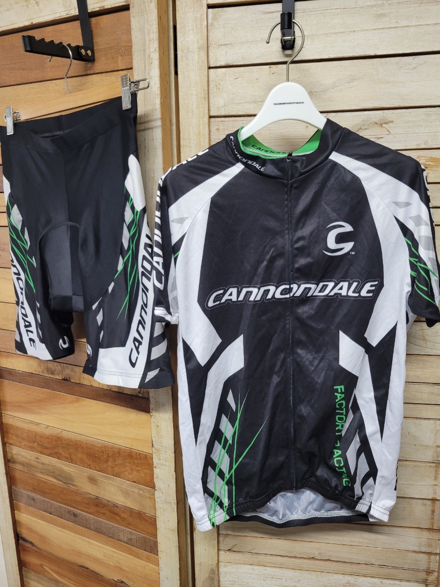 Cannondale/キャノンデール 半袖サイクルジャージ 上下セット サイクルウェア 自転車 サイクリング メンズ size L_画像1