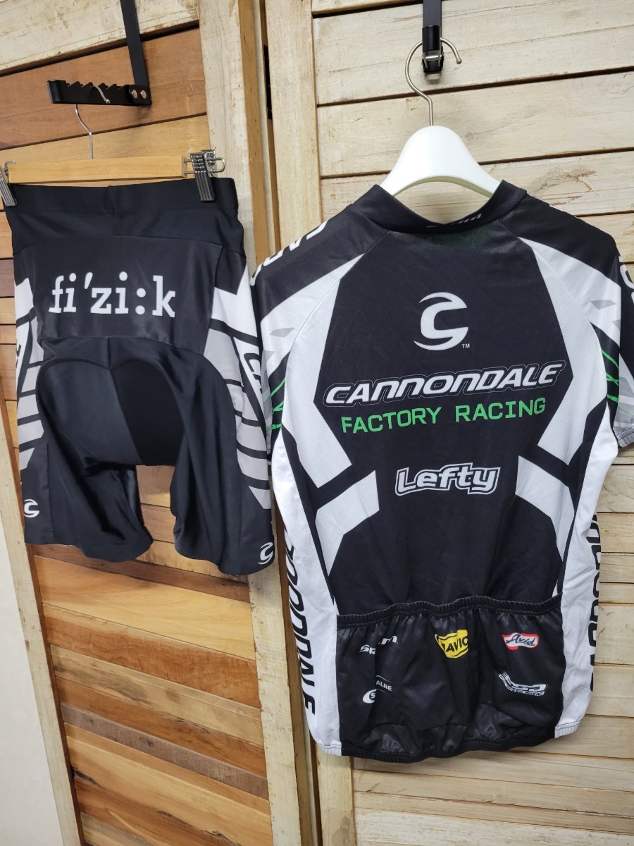 Cannondale/キャノンデール 半袖サイクルジャージ 上下セット サイクルウェア 自転車 サイクリング メンズ size L_画像4