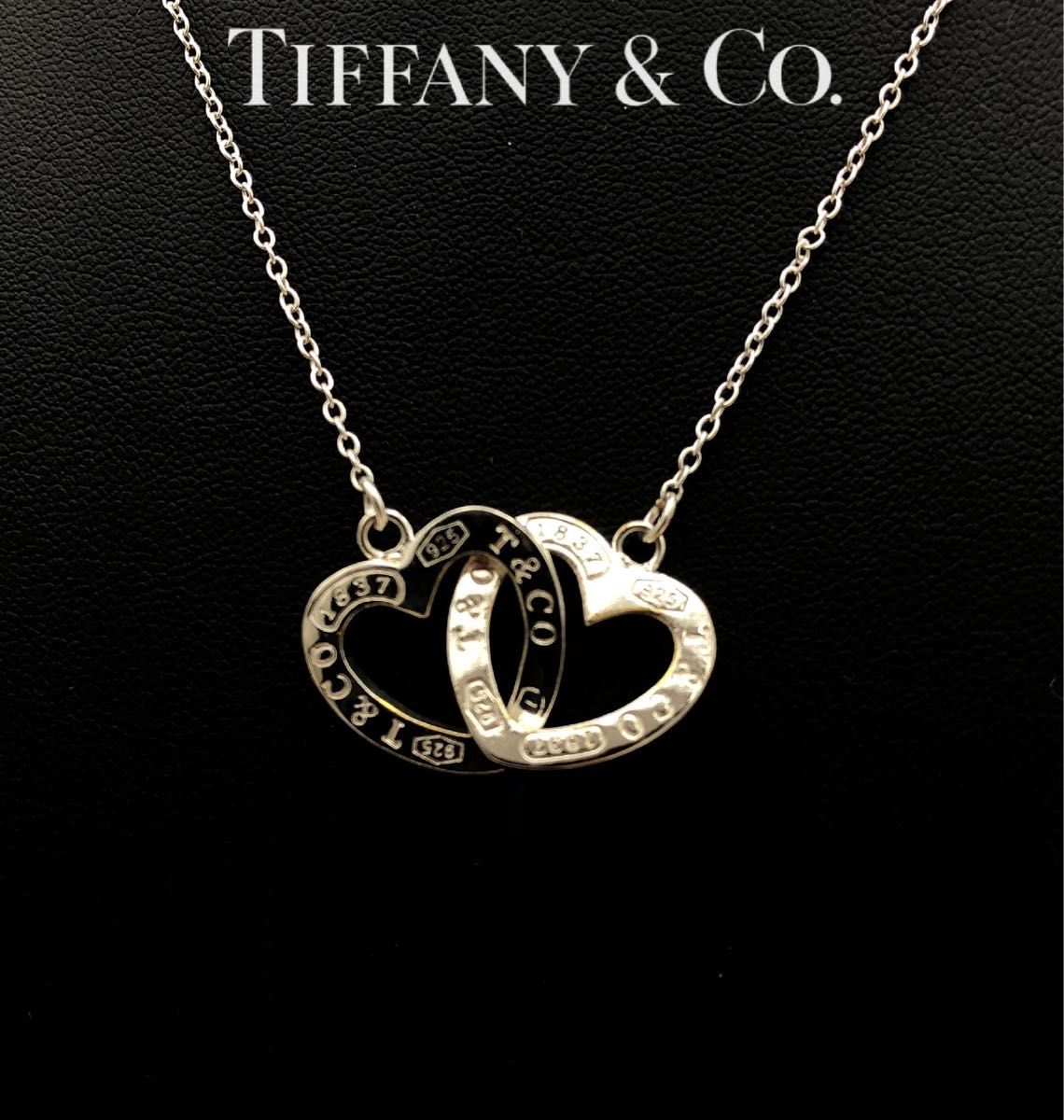 TIFFANY&Co. ティファニー　ダブルハート　インターロッキング　ネックレス　SV925