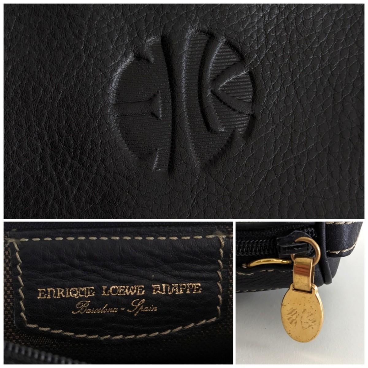 良品 ロエベ LOEWE ヴィンテージ 2way レザー ショルダーバッグ 良品 ロエベ LOEWE ヴィンテージ 2way レザー ショルダーバッグ
