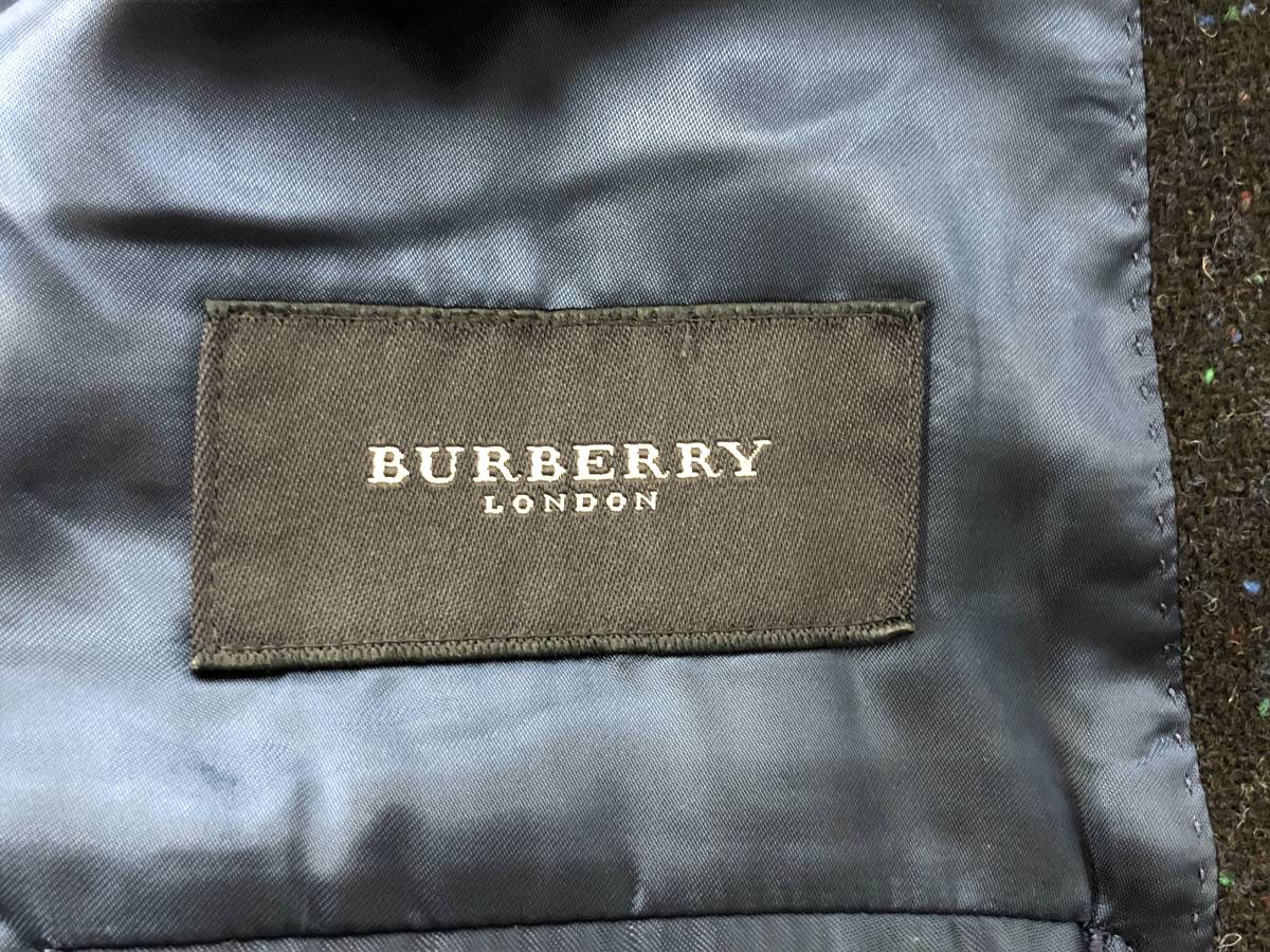 089 BURBERRY LONDON Burberry London nep твид Британия производства ткань мужской жакет Country жакет 96-86-170 AB5 темно-синий серия 