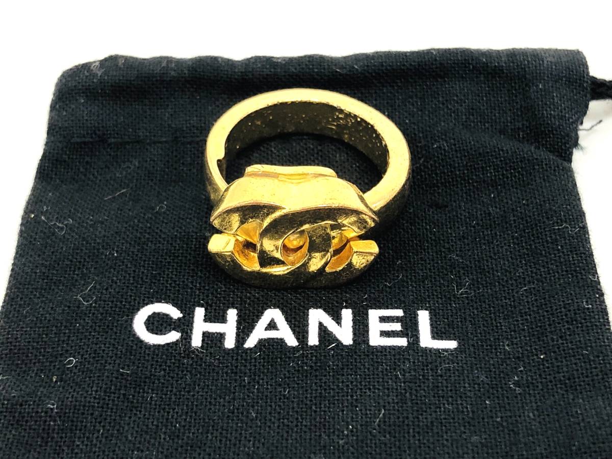 想像を超えての CHANEL 119 シャネル ゴールド 指輪 リング ココマーク