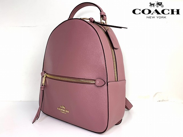 極美品★送料無料★ コーチ COACH ラグジュアリー クロスグレーン レザー ジョーダン バックパック リュック