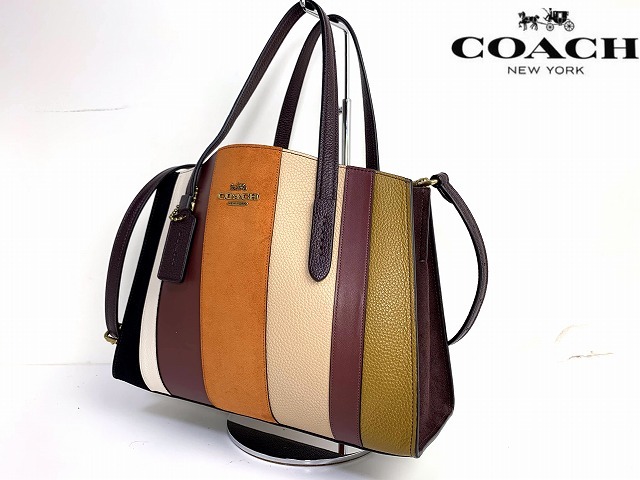 極美品 送料無料 レアモデル コーチ COACH レザー チャーリー キャリー