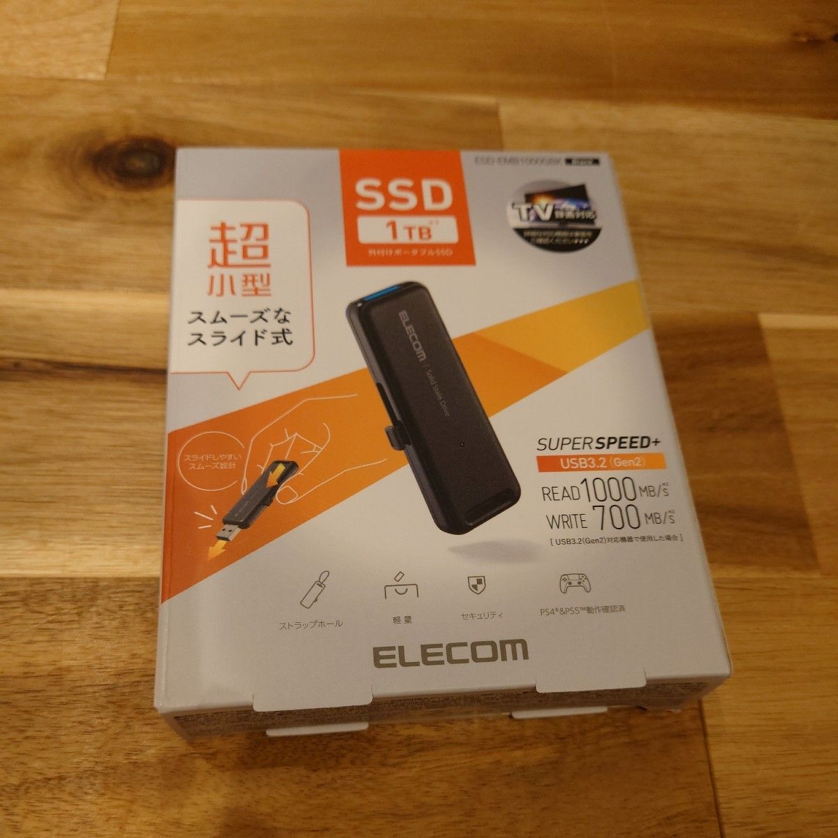 ELECOM　エレコム　ESD-EMB1000GBK SSD 1TB