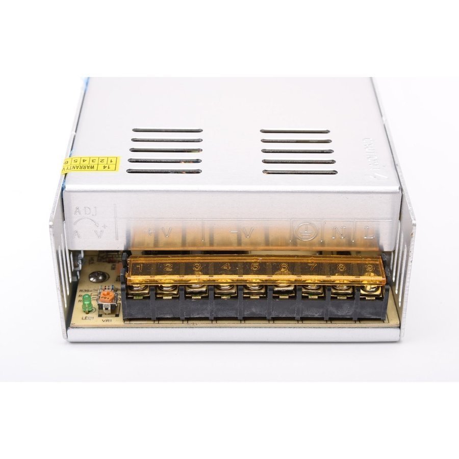 スイッチング電源 DC12V 30A 最大出力360W AC-DCコンバーター 直流安定化電源 変換器 配線/放熱ファン付 7日保証_画像3