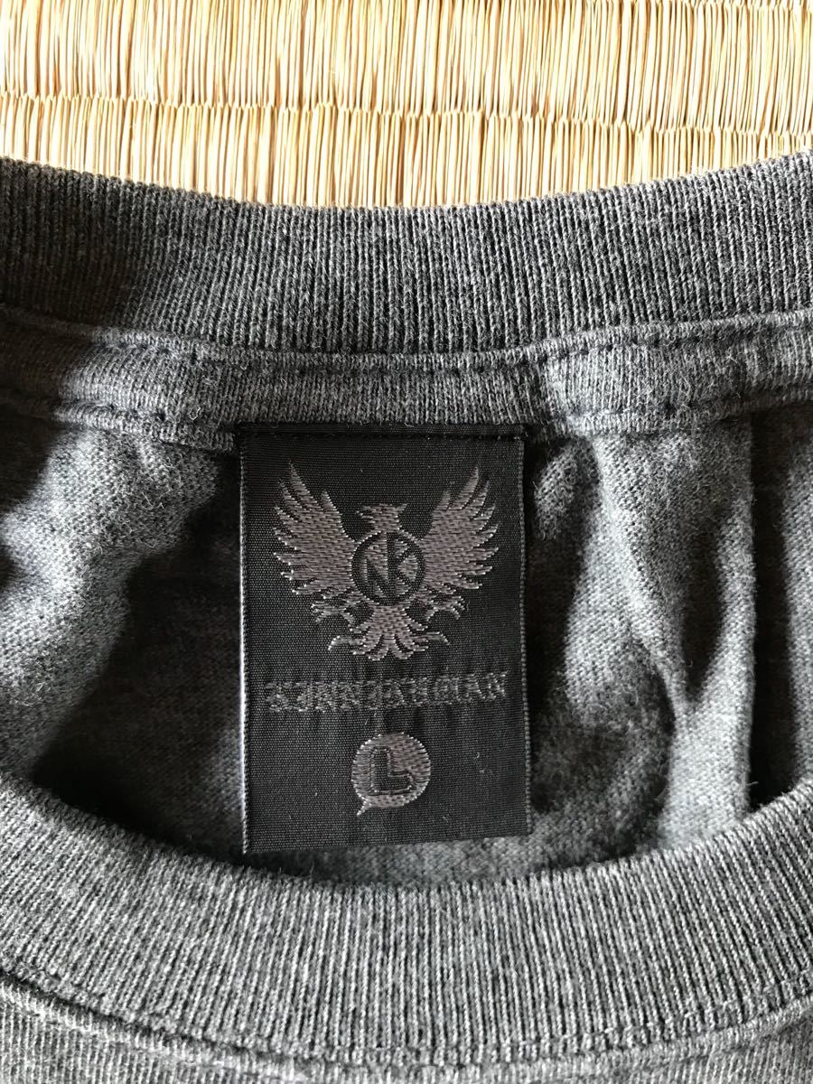 Kinnikuman士兵隊槍支和玫瑰風格T卹bambambigelow Bang Bang Bigallo L尺寸灰色Ashraman Brocken jr    原文:キン肉マン ソルジャーチームのガンズアンドローゼス風Tシャツ bambambigelow バンバンビガロ Lサイズ グレー アシュラマン ブロッケンjr