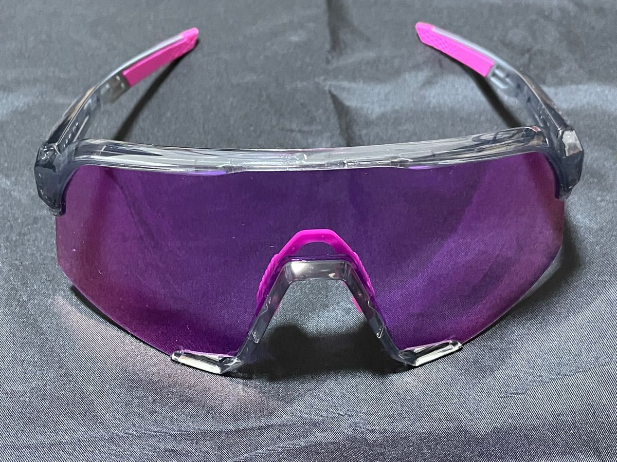 100%ワンハンドレッド S3 Purple Multilayer Mirror Lens サングラス