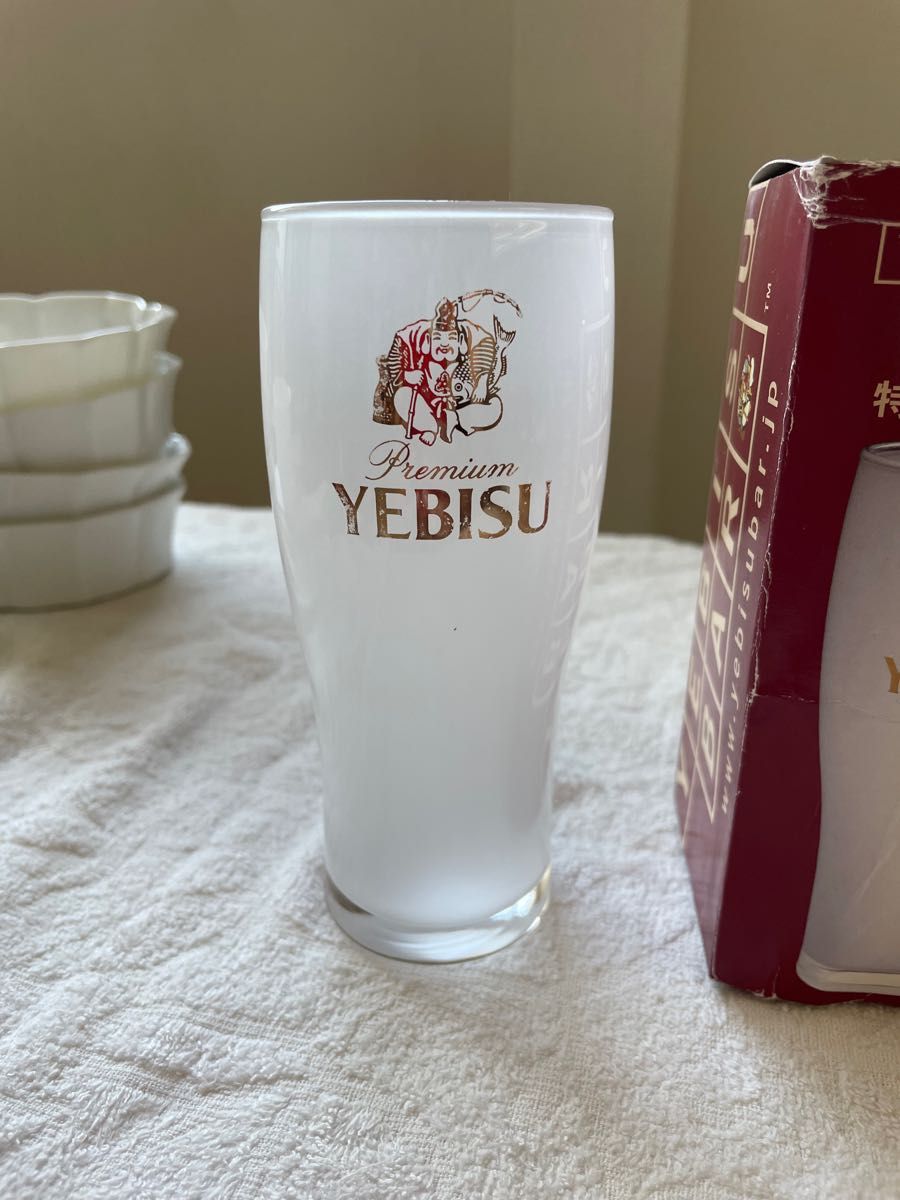 ビアグラス　YEBISU BAR フロスト加工　タンブラー　