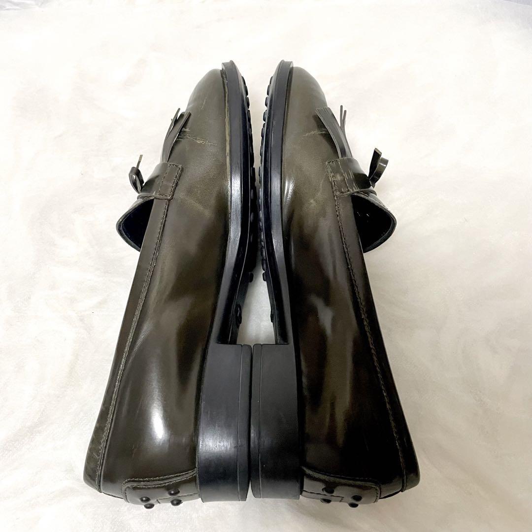 Yahoo!オークション - TOD'S トッズ タッセルローファー フリンジ 緑