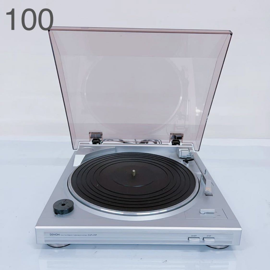 8B9 DENON デノン レコードプレーヤー ターンテーブル DP-29F 通電確認