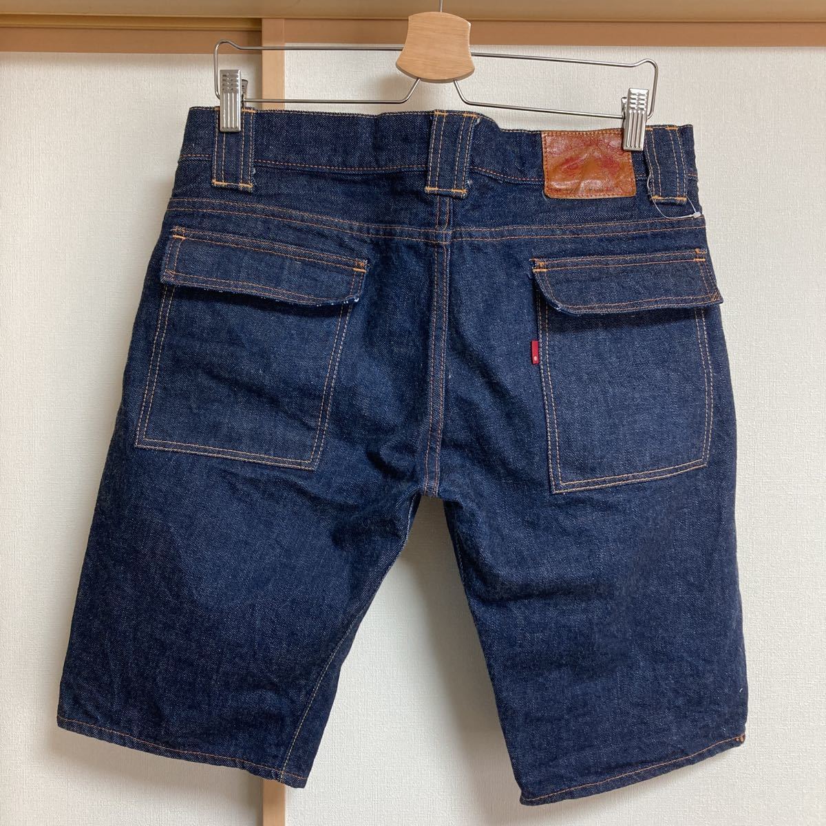 [ ultimate beautiful goods ]FULLCOUNT Fullcount 1246-P66 bush pants shorts Denim W34 made in Japan 