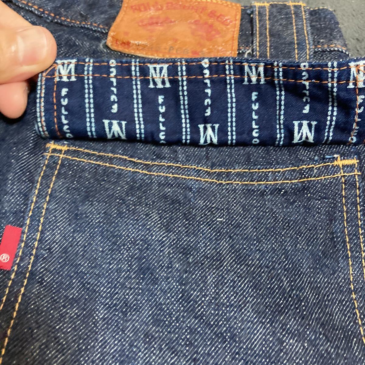 [ превосходный товар ]FULLCOUNT Fullcount 1246-P66 втулка брюки шорты Denim W34 сделано в Японии 