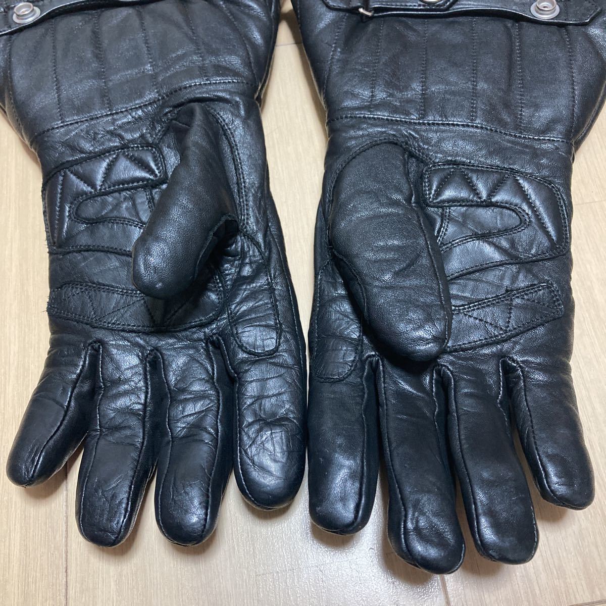 美品】Schott ショット WINTER GLOVE LONG ウィンター レザーグローブ