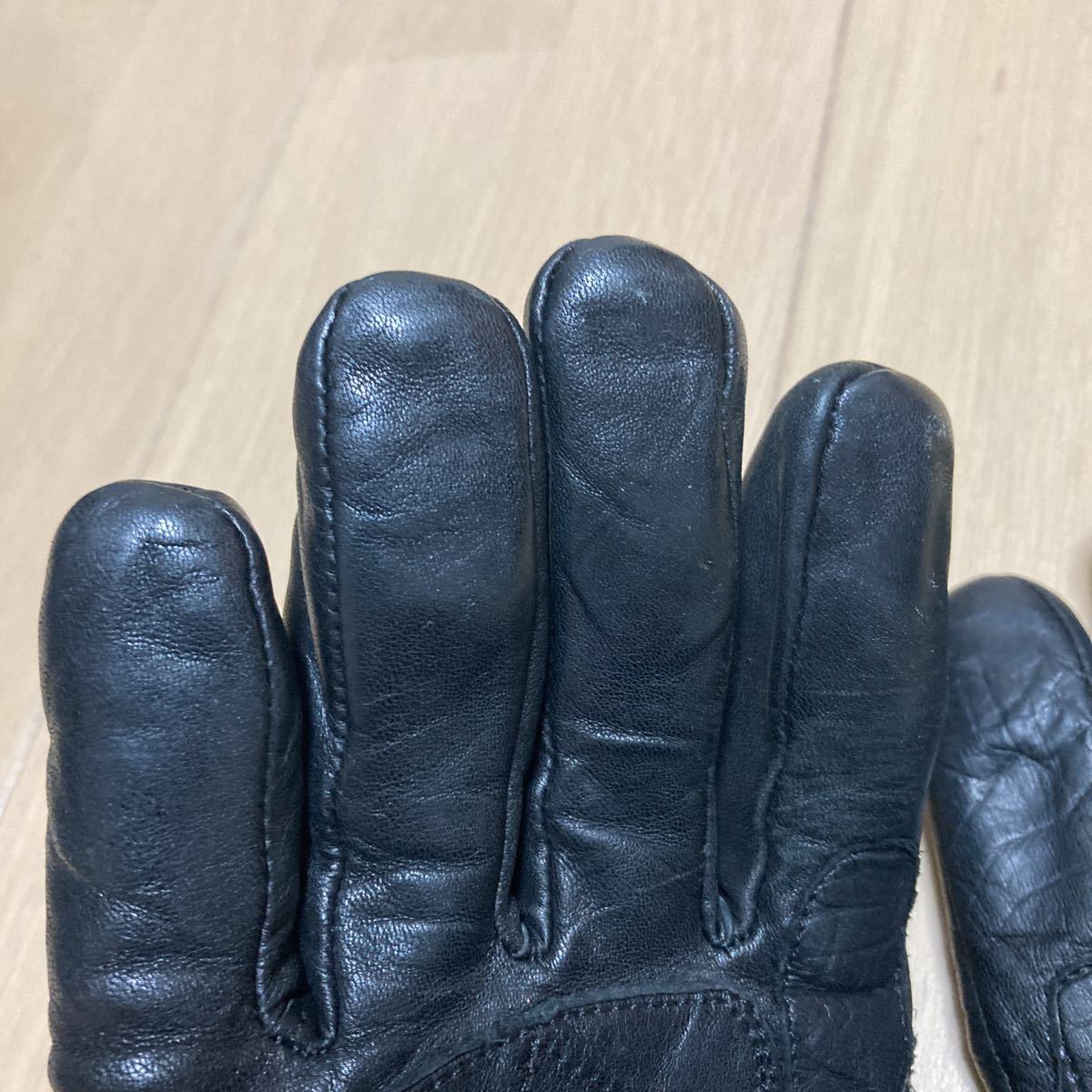 美品】Schott ショット WINTER GLOVE LONG ウィンター レザーグローブ