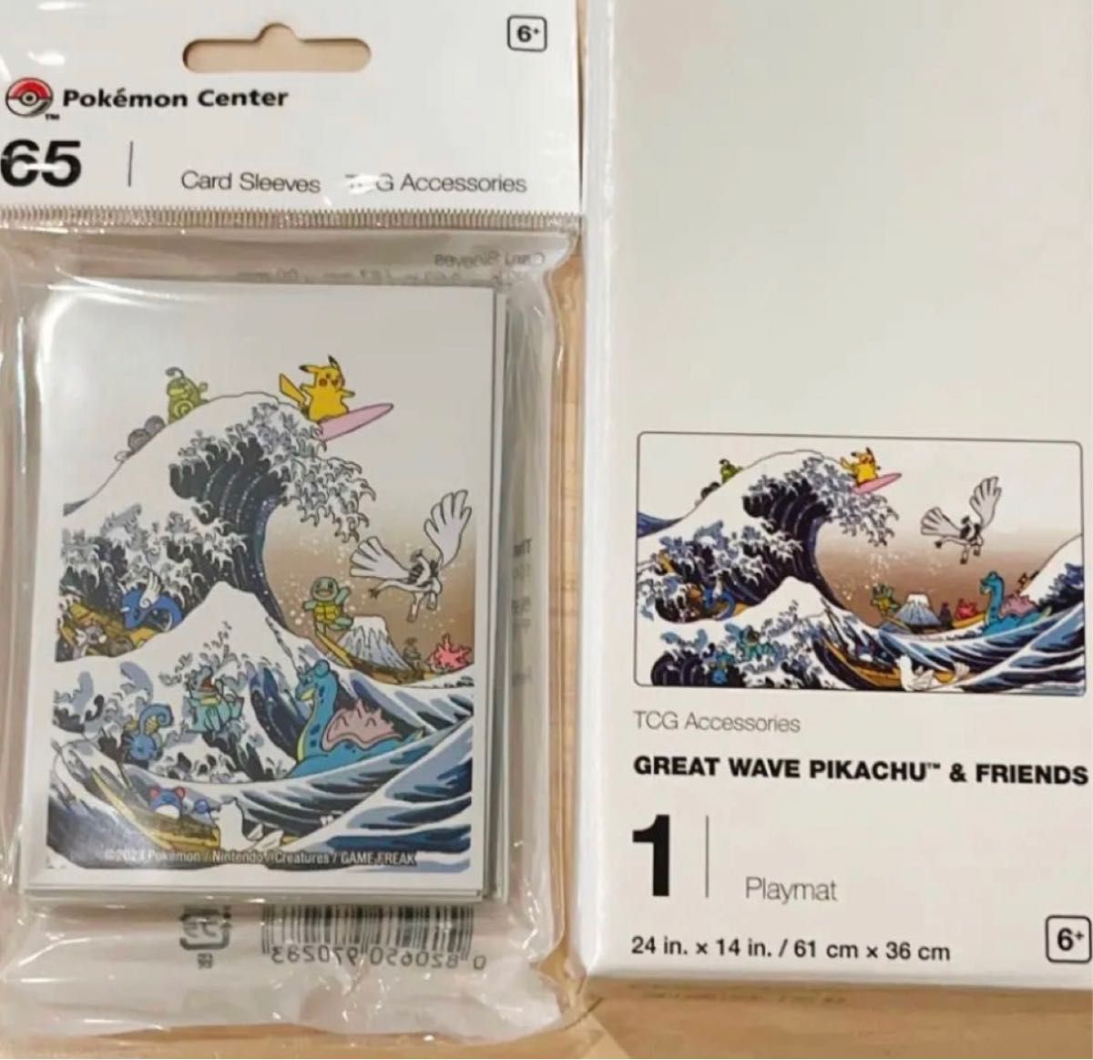 GREAT WAVE PIKACHU & FRIENDS プレイマット wcs