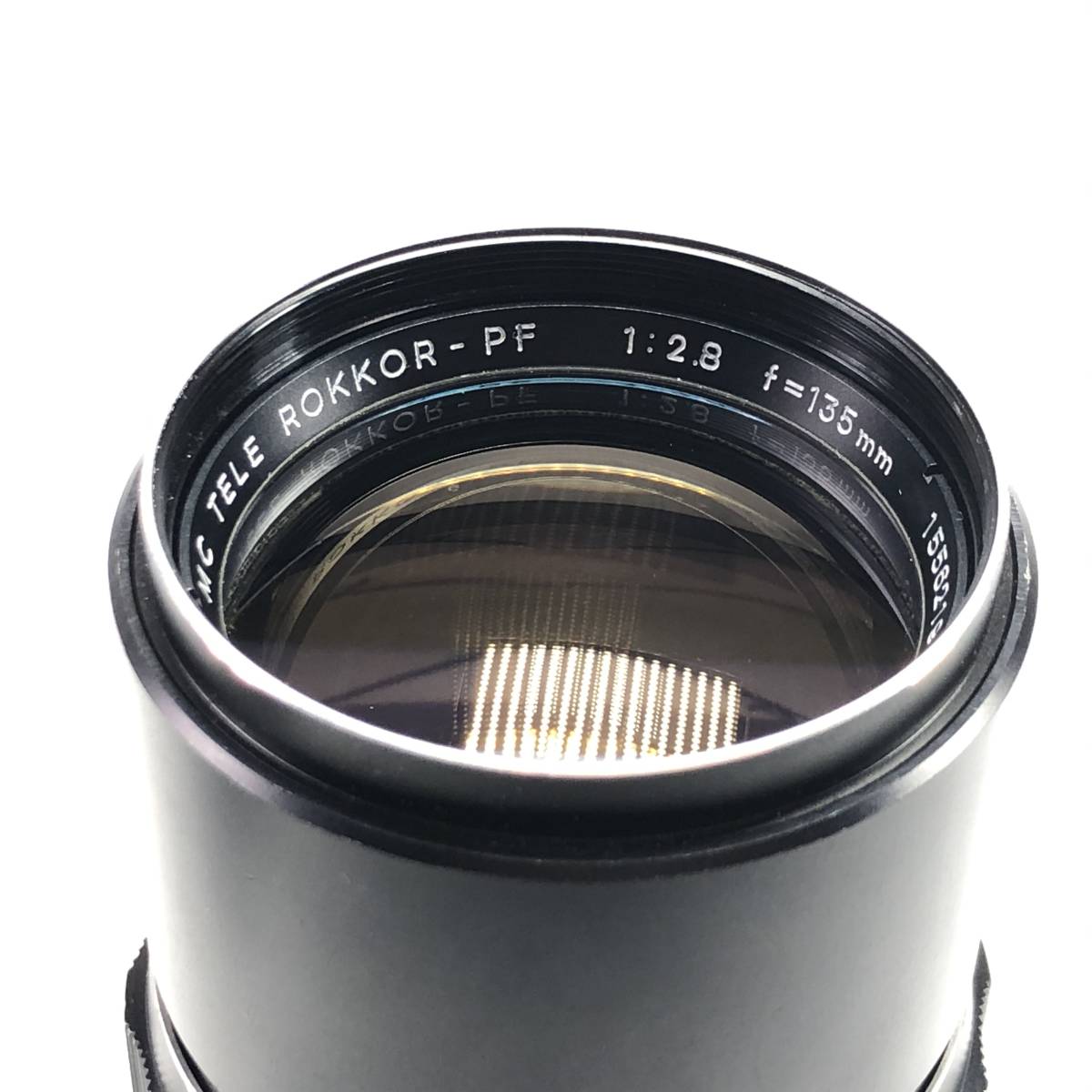 MINOLTA MC TELE ROKKOR-PF 135mm F2.8 ミノルタ SRマウント 現状販売品 ヱOA4h_画像3