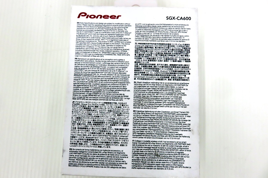 under pine )Pioneer Pioneer GPS cycle computer SGX-CA600 liquid crystal 2.2 -inch *B230814C11A KH14B