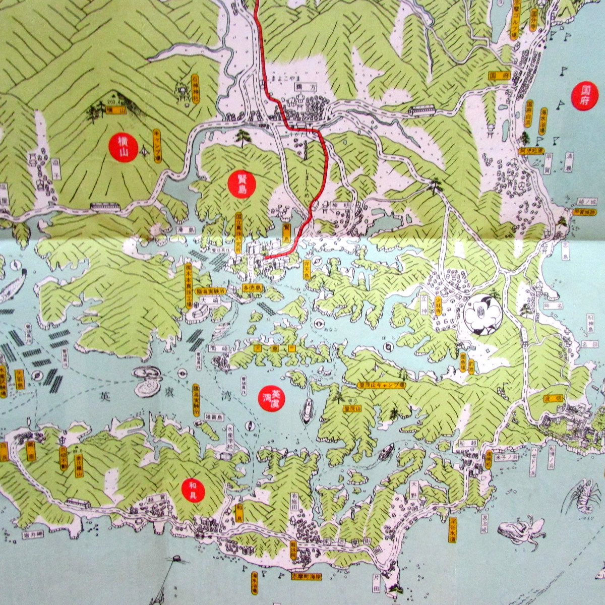 伊勢志摩　観光地図　昭和43年発行　和楽路屋発行_伊勢志摩　観光地図　昭和43年発行