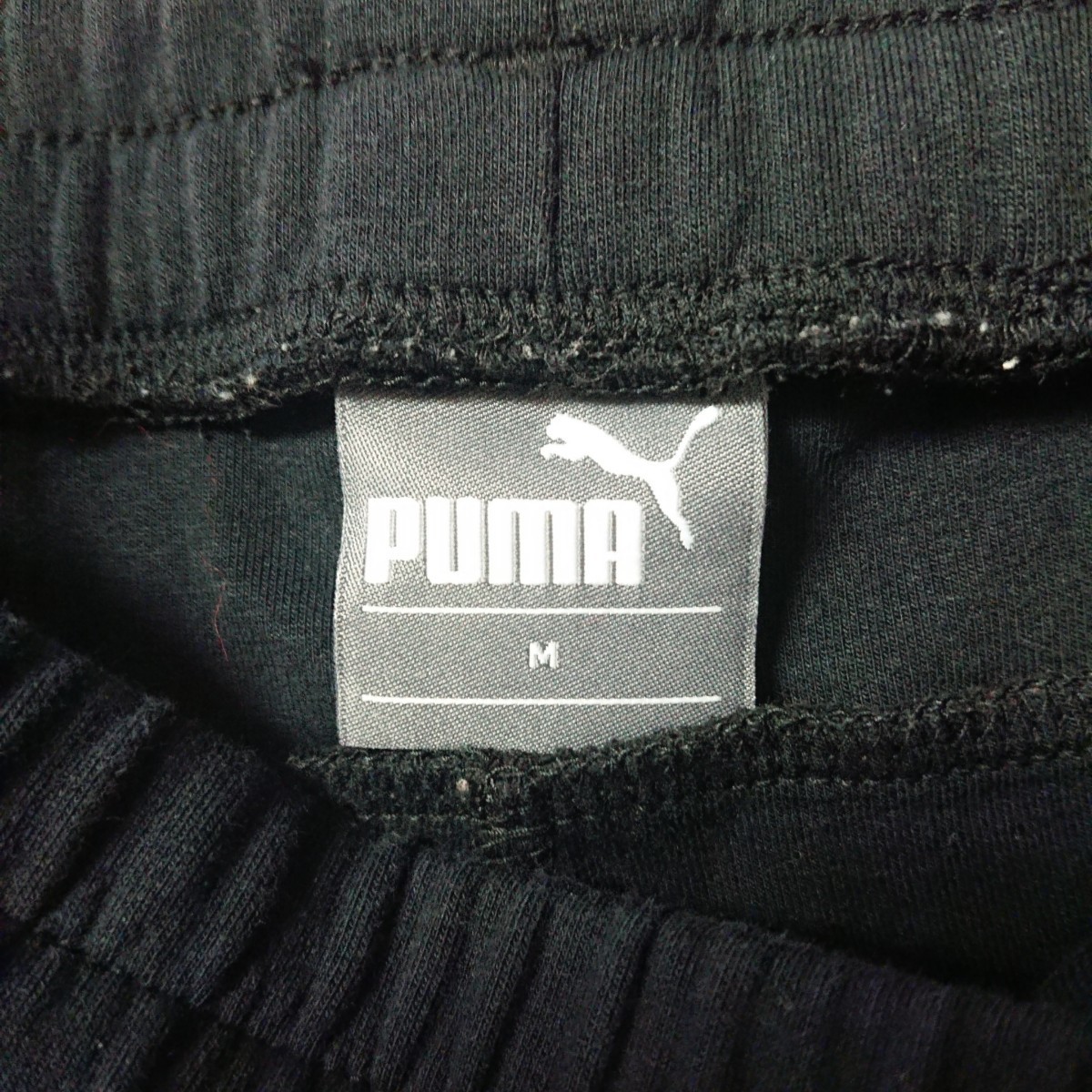 M プーマ PUMA スウェット ハーフパンツ 裏起毛なし ブラック リユース ultrampa bm0170_画像8