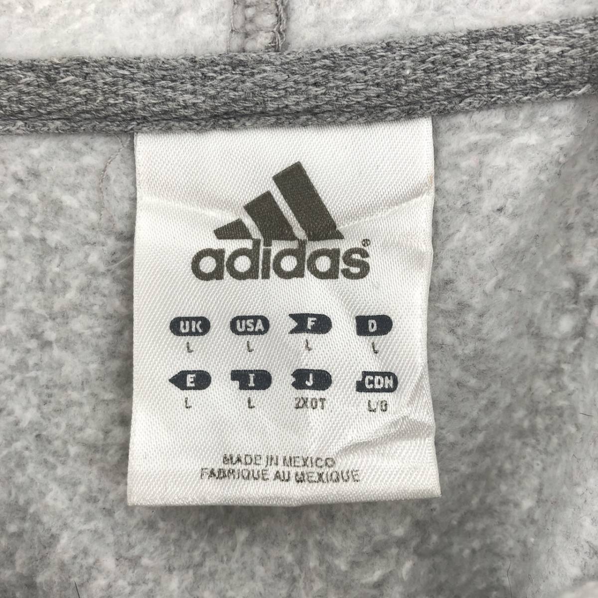 2XOT adidas Adidas gray pull over Parker reverse side nappy thin long sleeve reuse corner ultralto pa0242