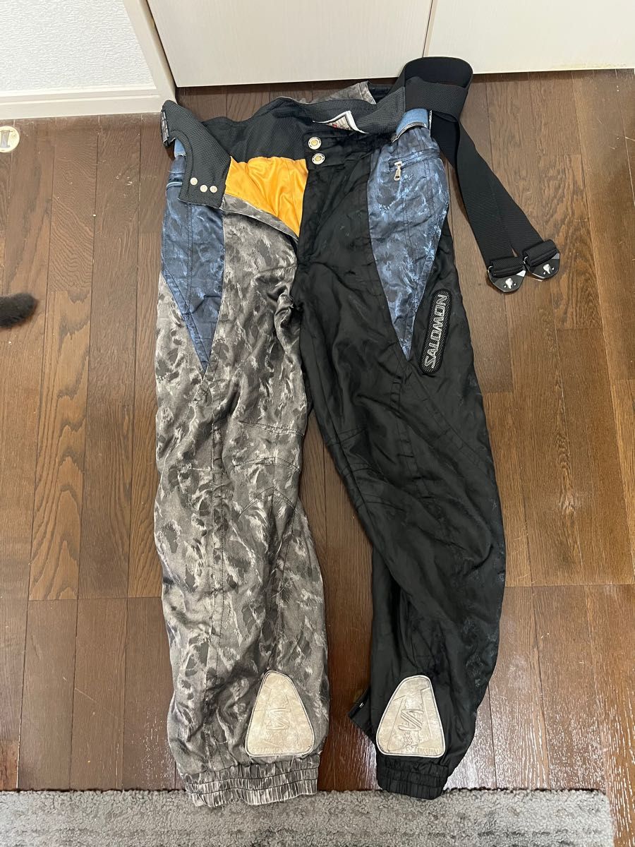 SALOMON スキーウェア 上下セット LLサイズ 希少 スキーウエア SALOMON スキーウェア 上下セット LLサイズ 希少 スキーウエア