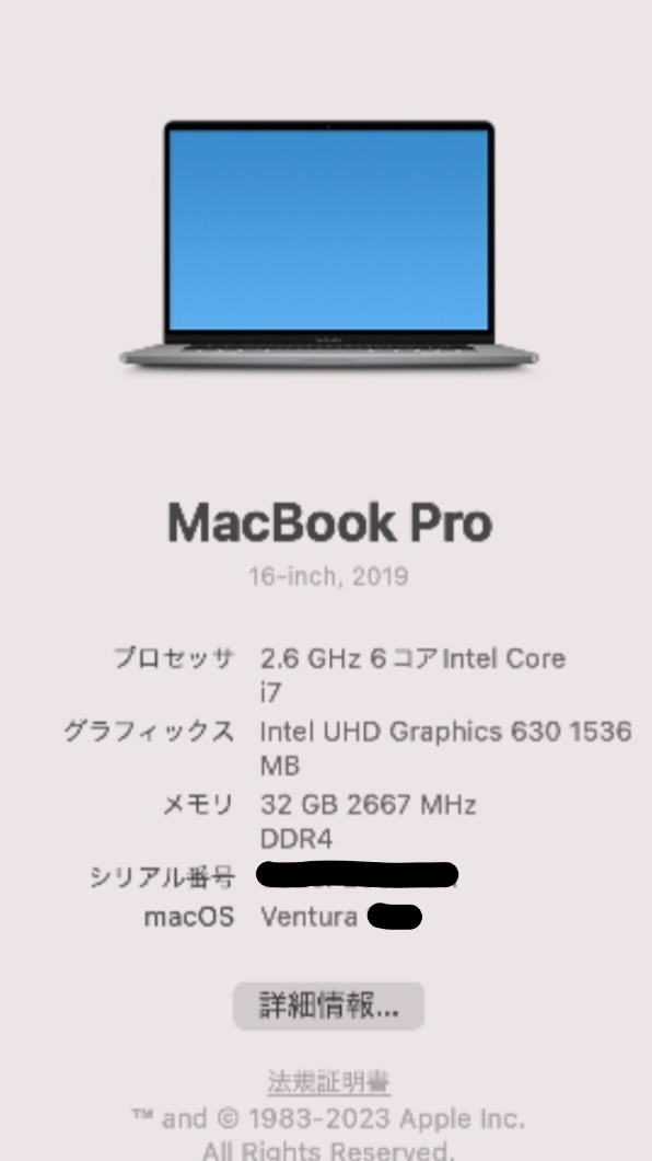 MacBook Pro 16.0-inch 2019年度/ Co | JChere雅虎拍卖代购