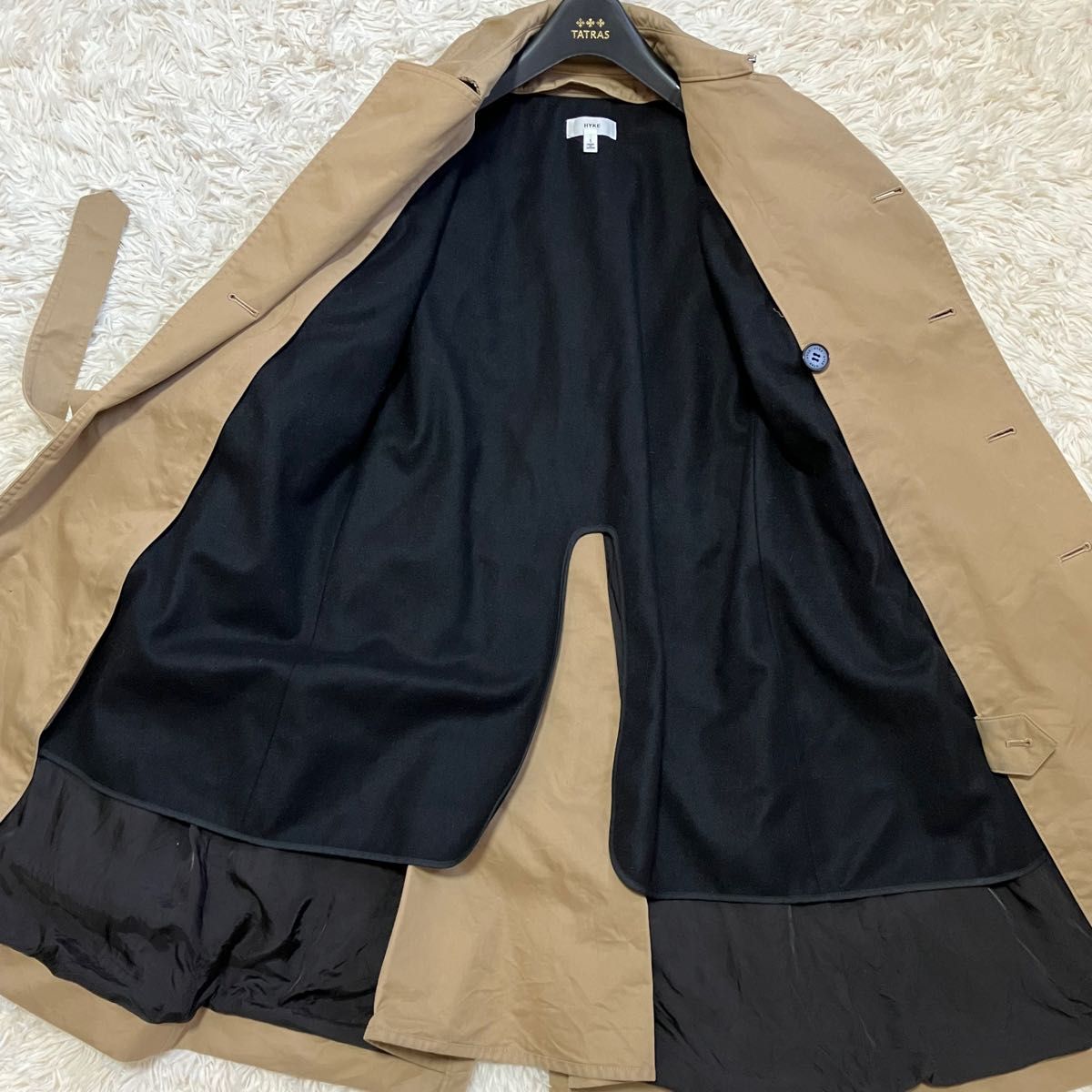 定番 人気 HYKE ハイク トレンチコート ライナー付き ベルト付き 定番 人気 HYKE ハイク トレンチコート ライナー付き ベルト付き