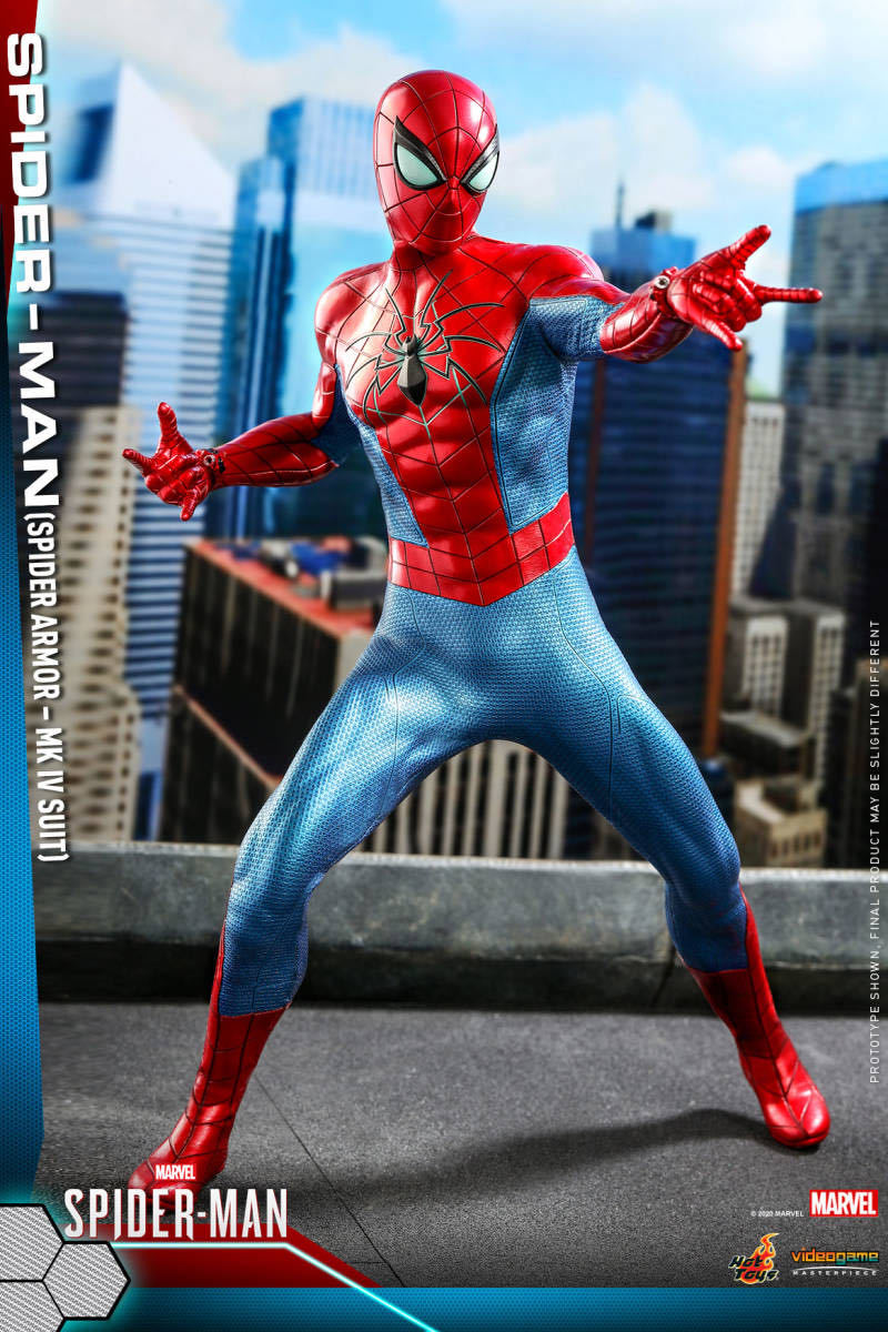 ホットトイズ 1/6 スパイダーマン スパイダー・アーマーＭＫ ＩＶ