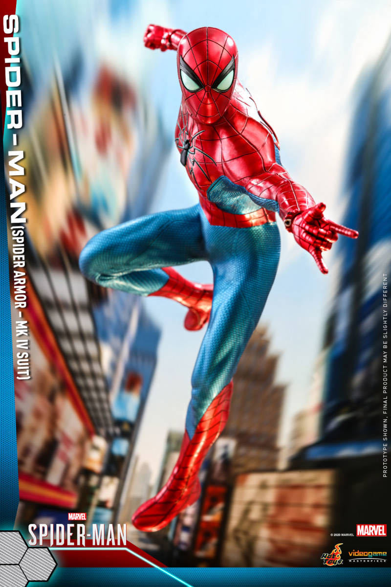 ホットトイズ 1/6 スパイダーマン スパイダー・アーマーＭＫ ＩＶ