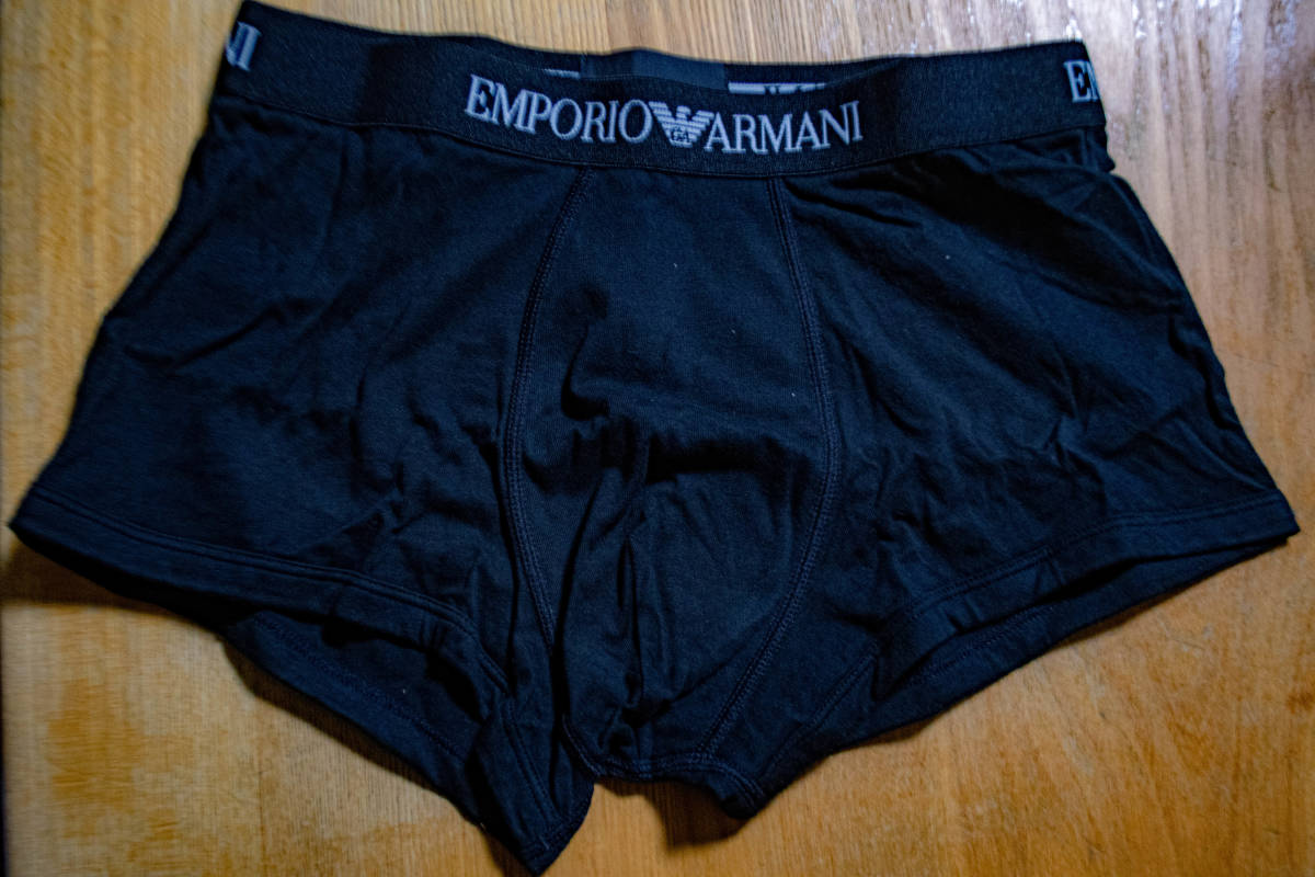 エンポリオアルマーニ ボクサーパンツ Sサイズ 黒 未使用品 正規品 タグ付き ブラック EMPORIO ARMANI GIORGIO ARMANI GA Black