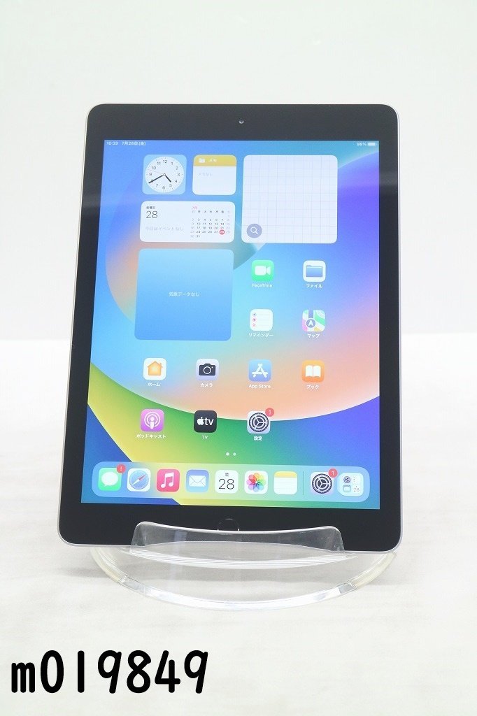 中古】 32GB Wi-Fi iPad6 Apple Wi-Fiモデル iPadOS16.4.1 【m019849