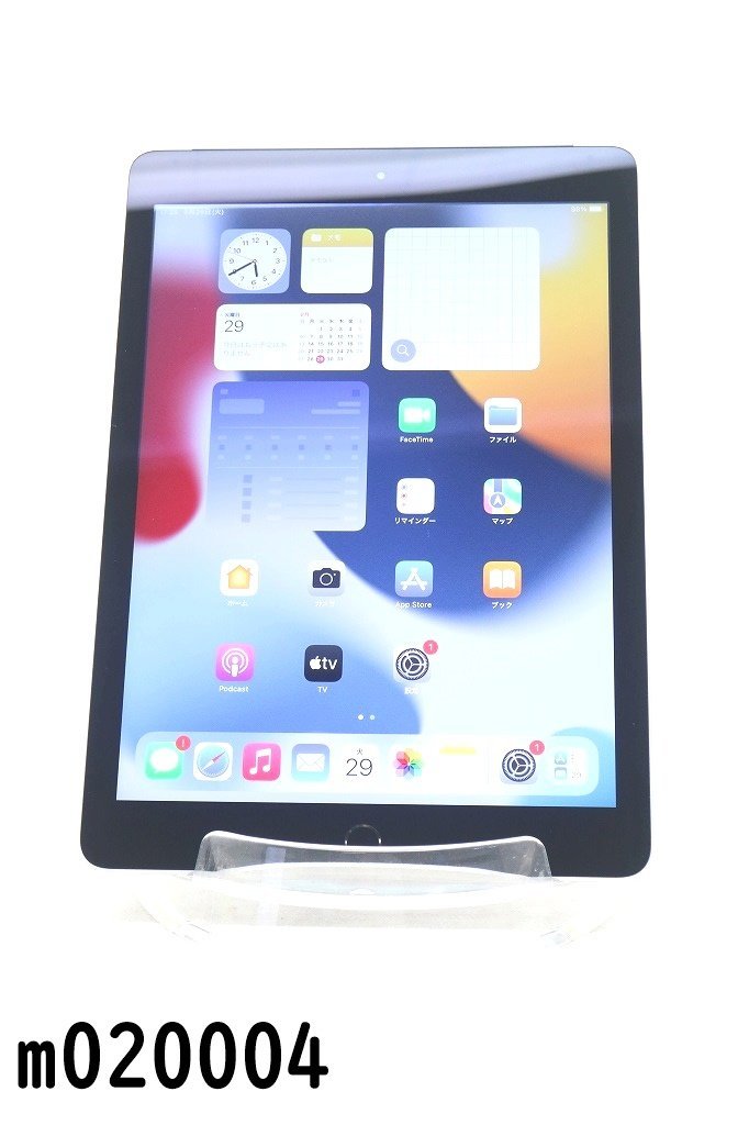 おすすめ スペースグレイ iPadOS15.7.8 16GB Wi-Fi+Cellular Air2 iPad
