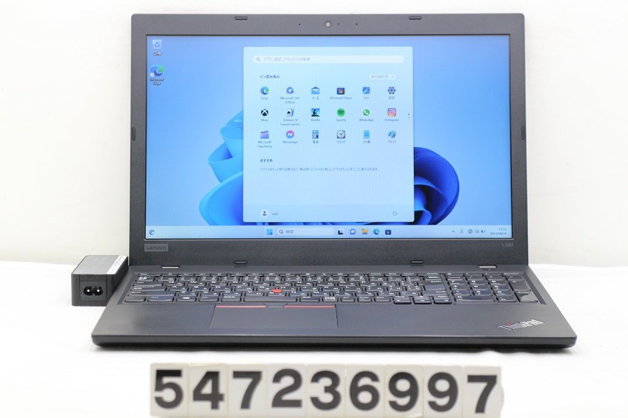 Lenovo ThinkPad L580 Core i5 8250U 1.6GHz/8GB/256GB(SSD)/15.6W/FWXGA(1366x768)/Win11 【547236997】