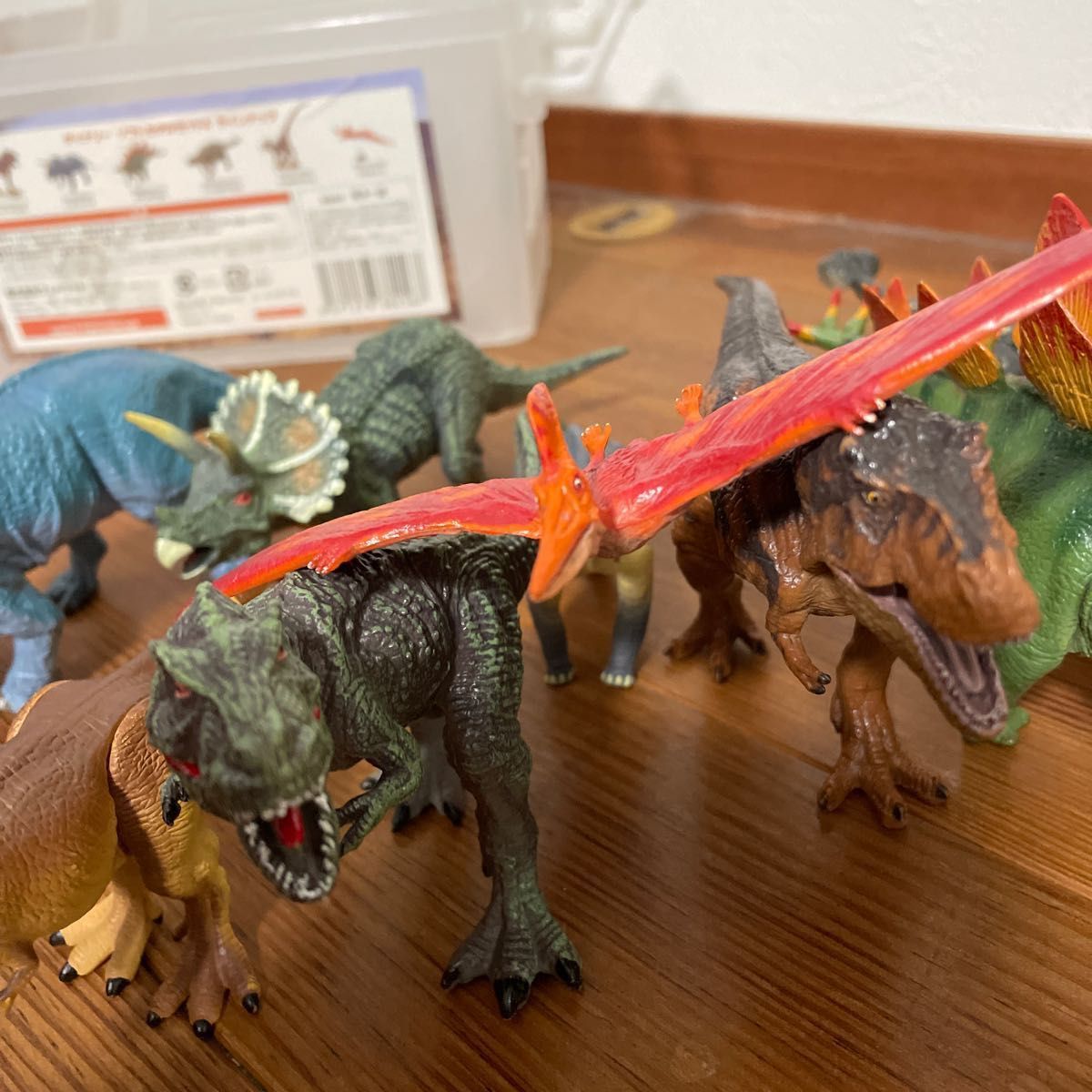 ティラノサウルス ステゴサウルス　恐竜フィギュア　10体
