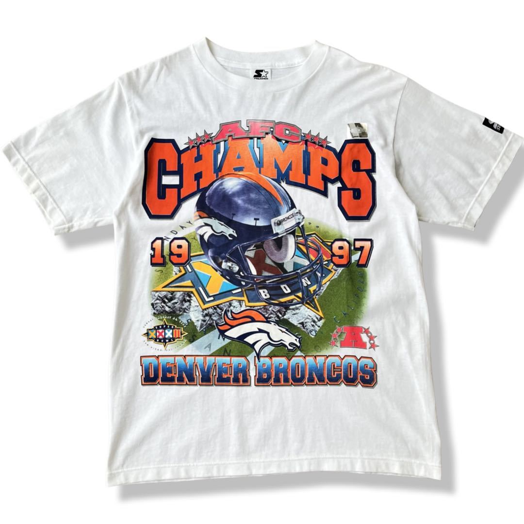 【ヴィンテージ】90s STARTER(スターター) NFL スーパーボウル プリントTシャツ L USA製 アメリカ製 半袖Tシャツ 古着 デッドストック_画像1