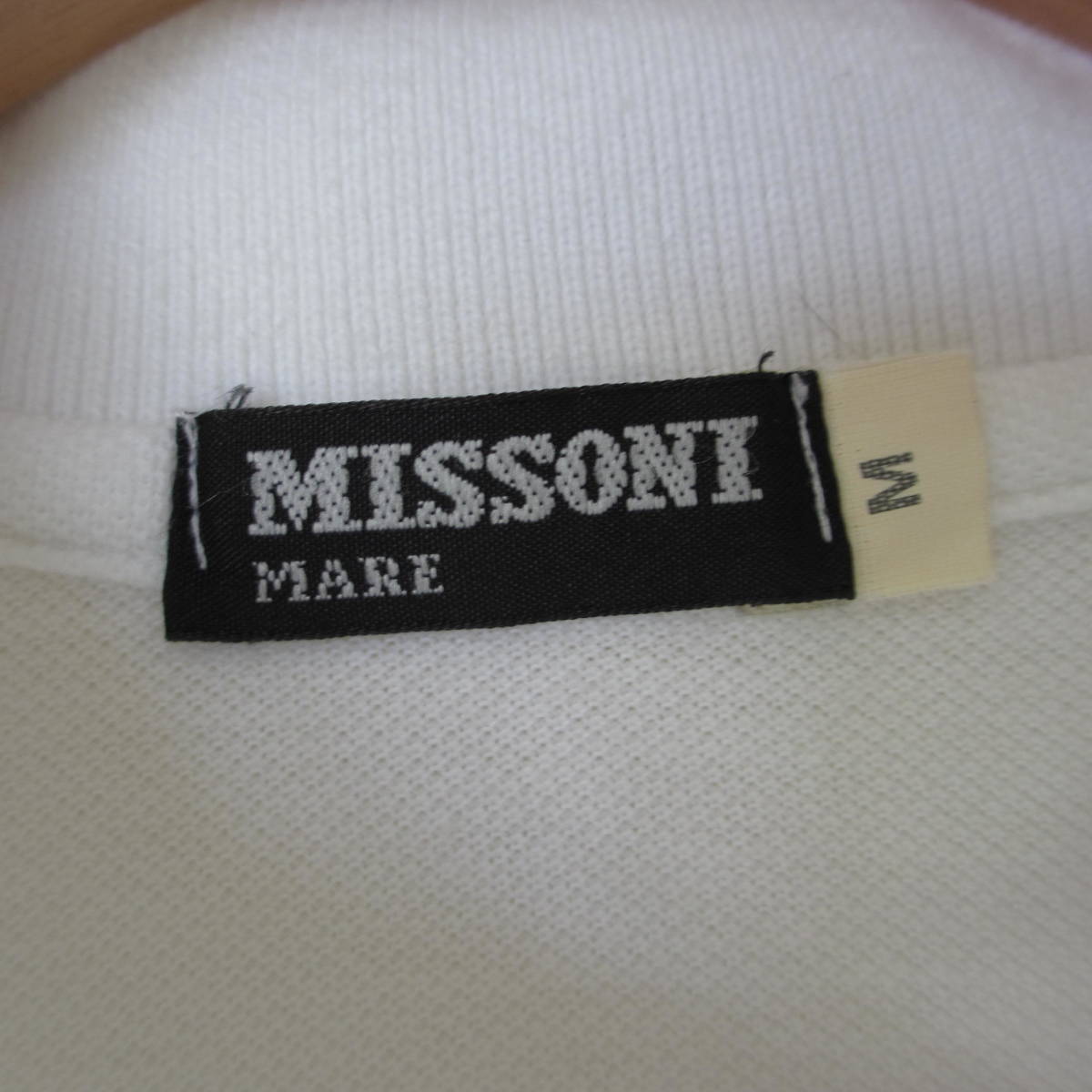  beautiful goods *MISSONI* polo-shirt with short sleeves * men's fashion * gentleman supplies * size (M). Logo Mark entering (SUED)