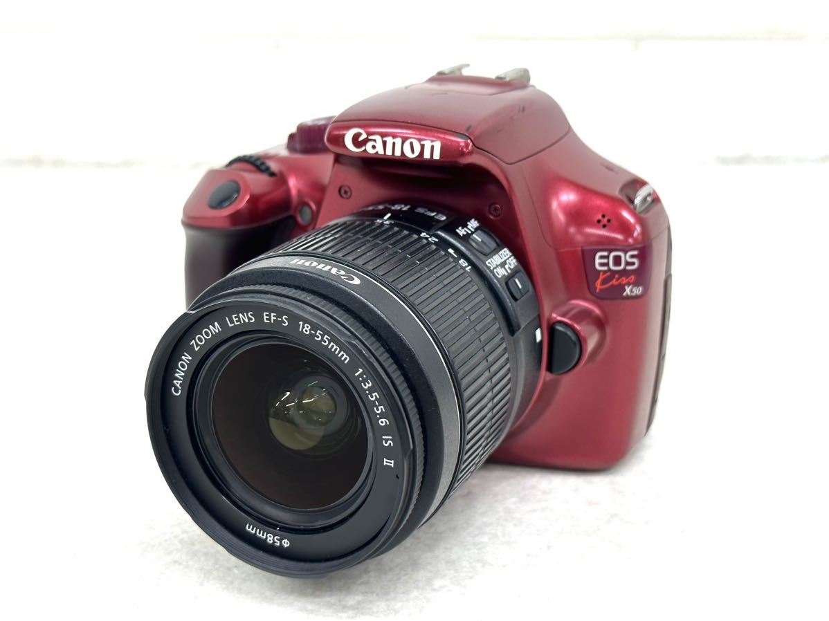 結婚祝い A349(60) CANON レッド 中古【ジャンク】 デジタル一眼レフ