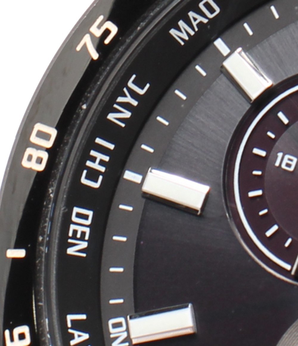 訳あり シチズン 腕時計 クロノグラフ E660-S119936 シチズンコレクション ソーラー ブラック メンズ [1204]_画像8